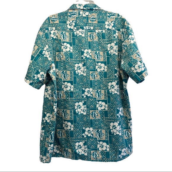 Howie Vintage Hawaiian shirt XL button down camp floral - Picture 3 of 5